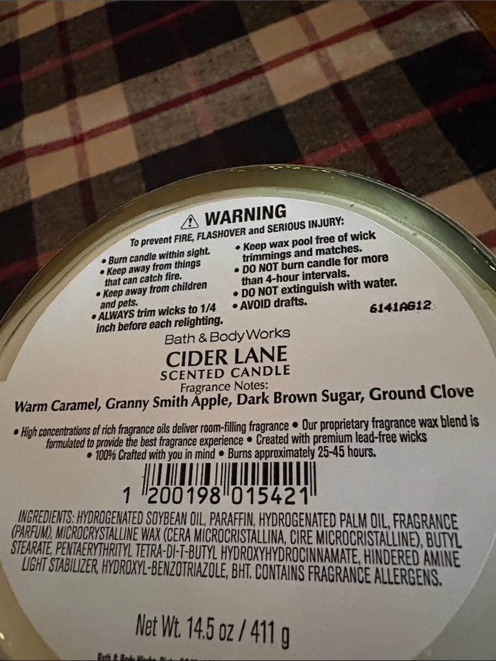 Nwt “Cider Lane” new fall scent from B&Bodyworks